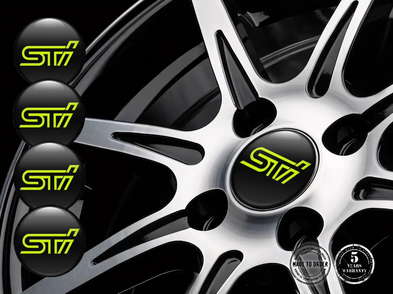 Subaru Individuelle Dome Dekoration Premium Felgenlogos